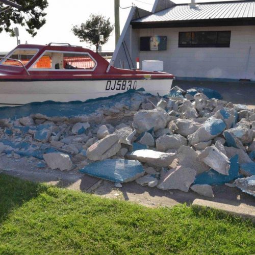 Vic Hislop Shark Show Display moves to another location